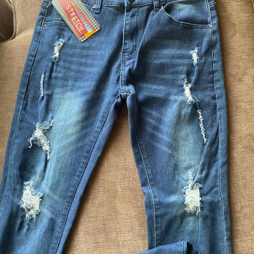 American Breed Slim Distressed Jeans